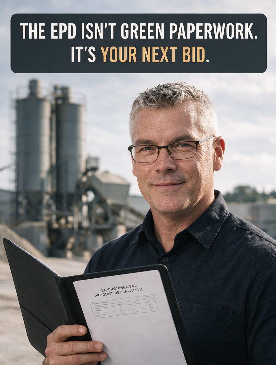 The EPD isn't green paperwork, it's your next bid